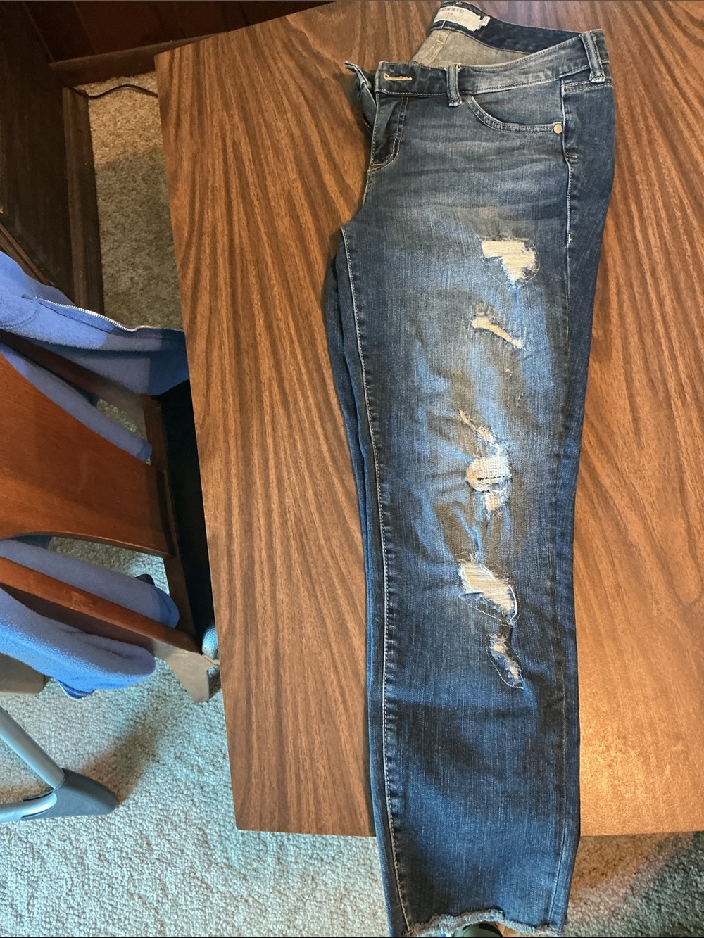 Torrid Denim Boyfriend Distressed Jeans